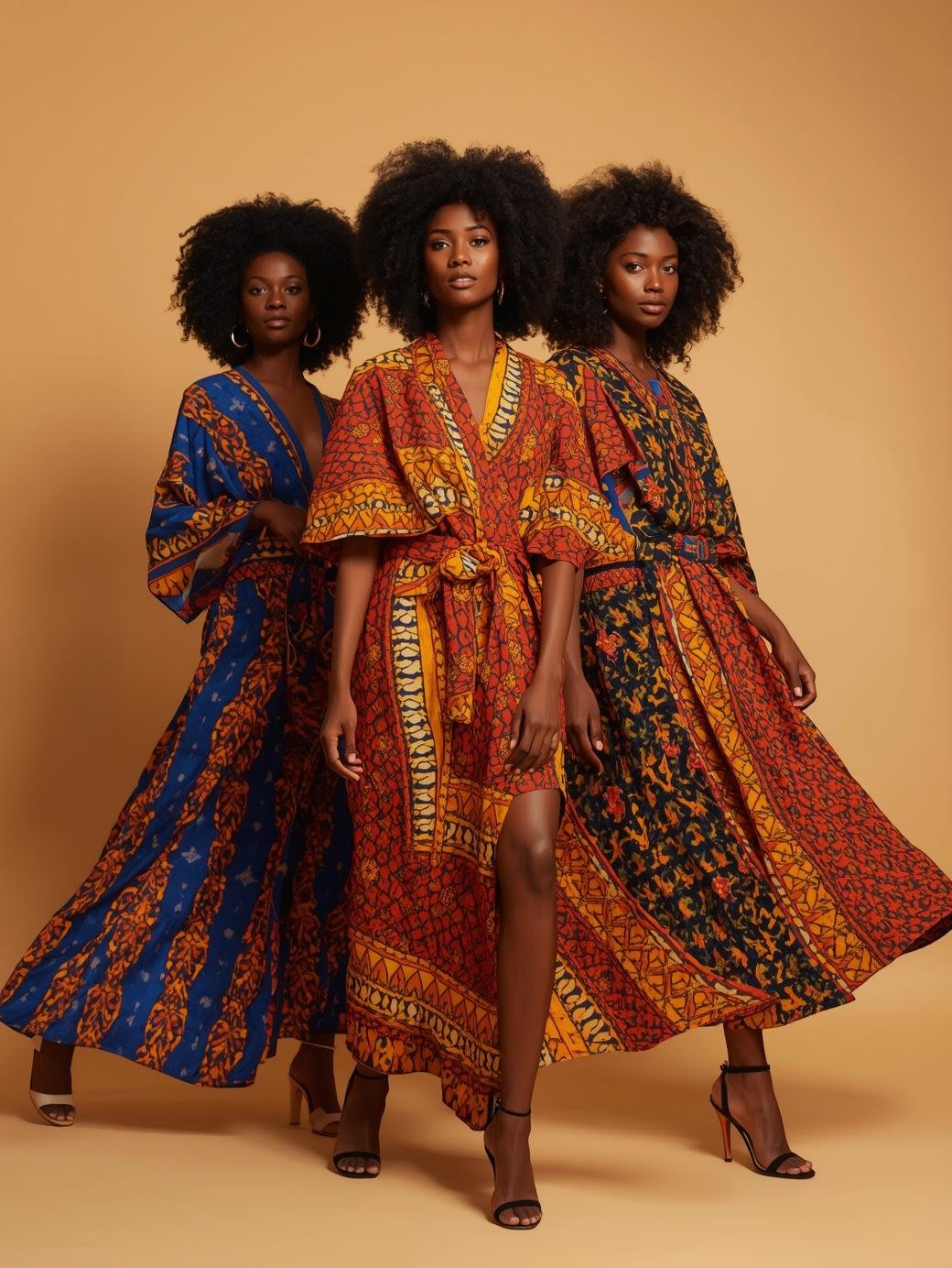 Adire Gown
