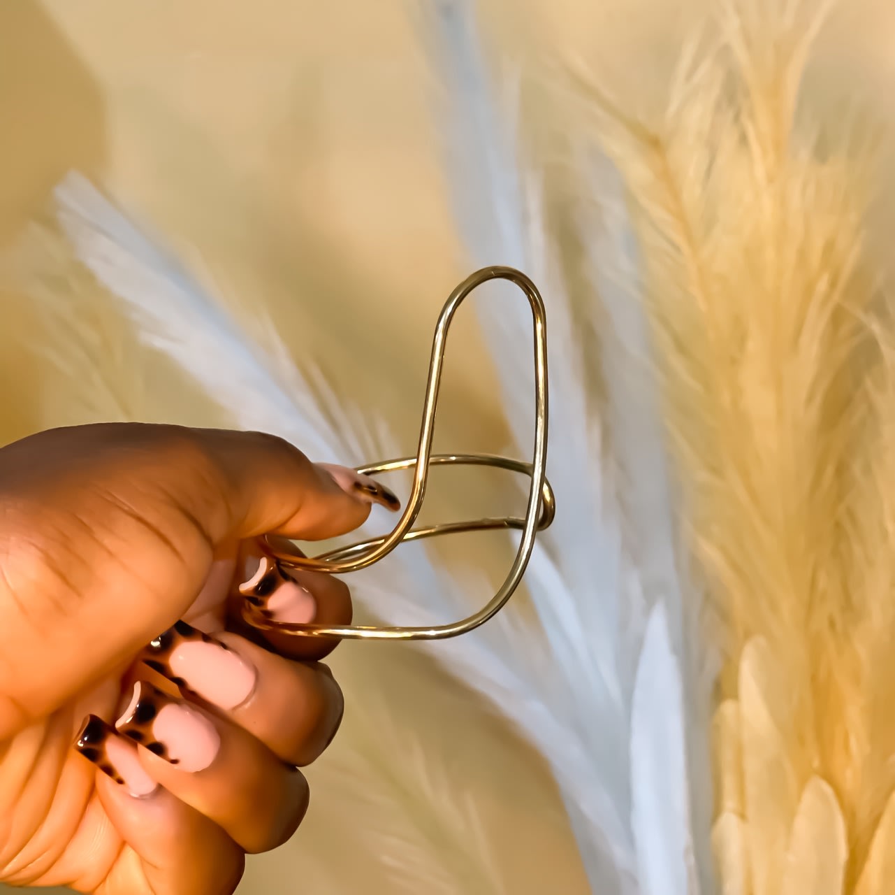 D cuff bangle