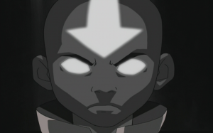 Aang Black and White Avatar Wallpaper