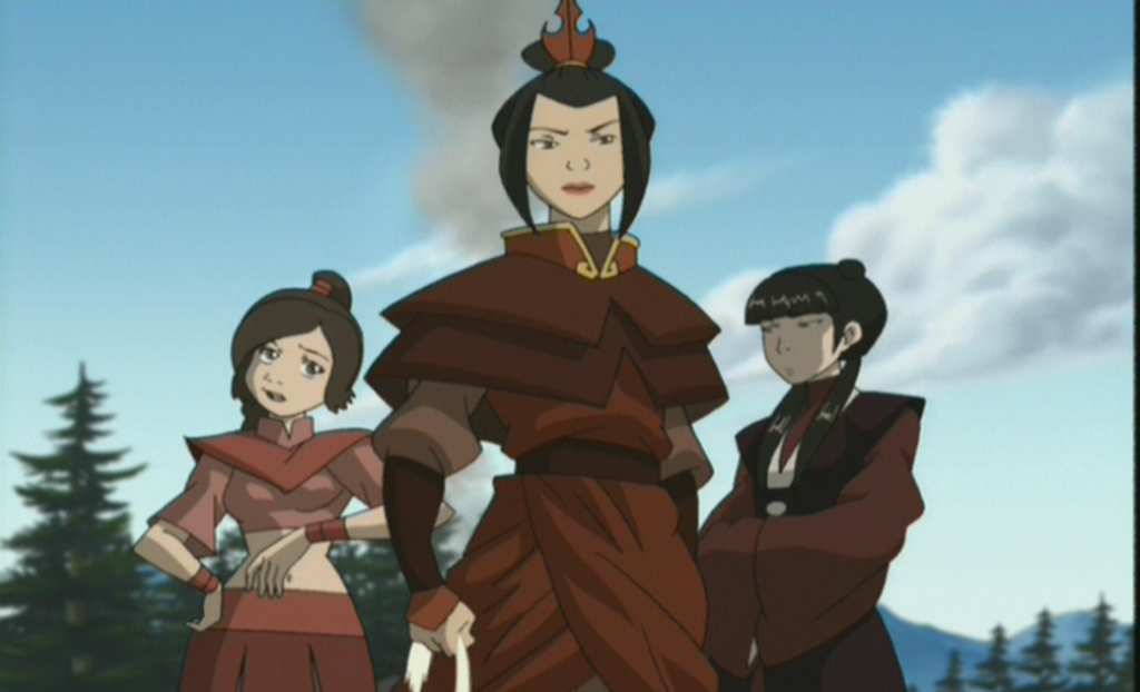 Azula Mai and Tai Li Chase The Avatar