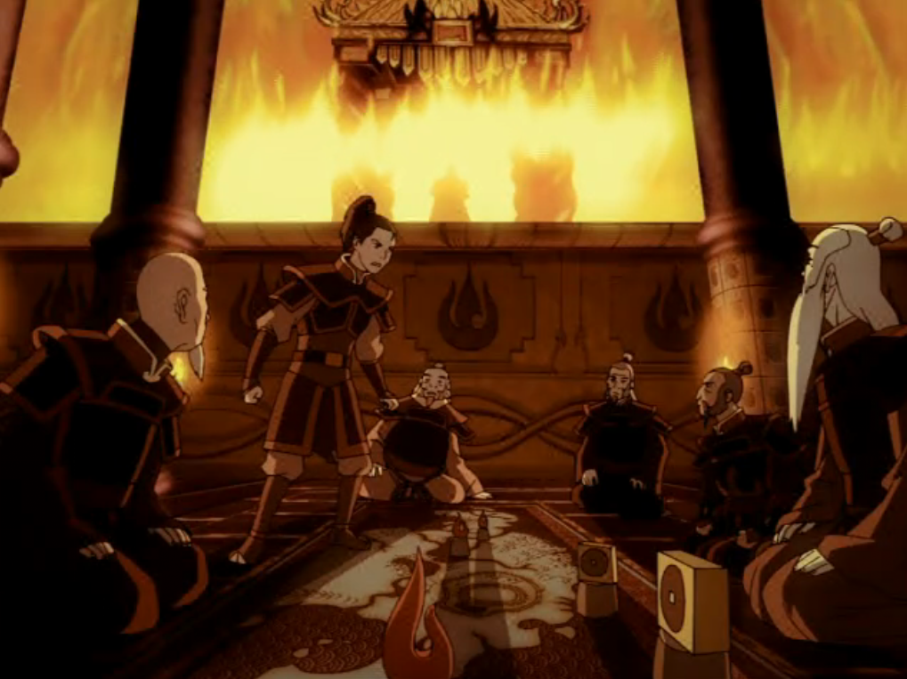 Young Zuko Arguing Fire Nation Council