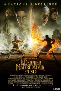 Zuko Fighting Aang The Last Airbender French Poster