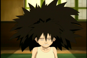 Toph's morning hair, in dire need of some pampering.