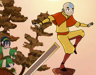 Aang on Avatar Flash Game
