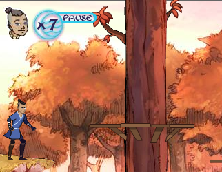 Treetop Trouble Sokka Flash Game