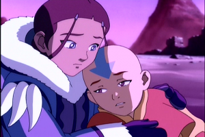 Katara Consoles Aang