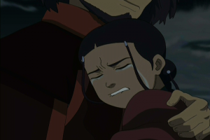 Hakoda comforts Katara