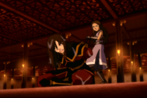 Katara defeats Azula