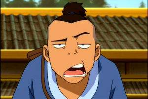 Sokka becomes disheartened