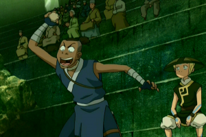 Sokka becomes a fan Of Earth Rumble