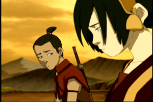 Sokka and Toph talk