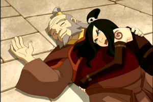 Iroh enjoys his time paralyzed next to June