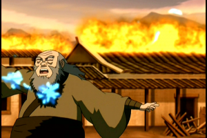 Iroh is hit