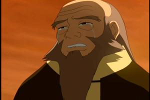 Iroh crys for his son