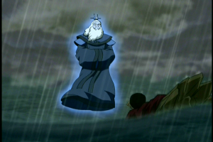 Roku appears to Aang