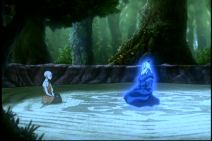 Aang asks Roku For Advice