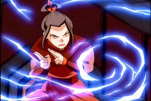 Azula about to kill Zuko