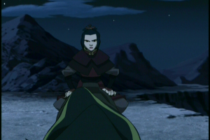 Azula aboard her Mongoose Dragon