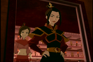 Azula arrives at the Boiling Rock