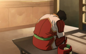 Bolin is emotionally crushed by Korras rejection