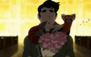 Bolin sees Korra and Mako Kiss