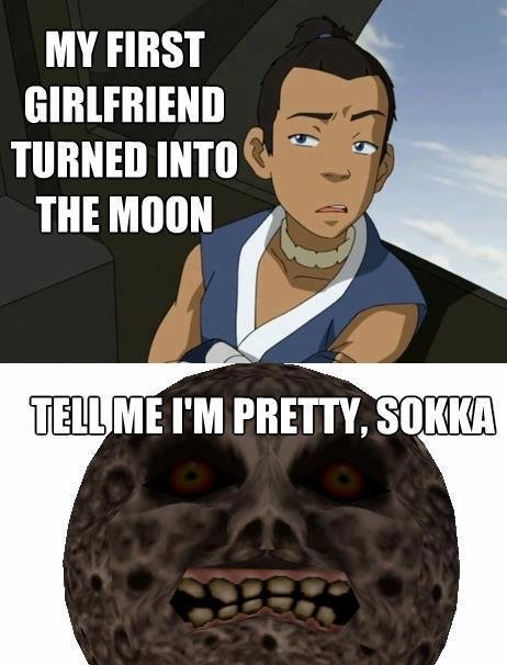 Sokka and Zelda's moon