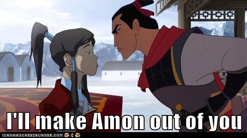 Korra learns from Shang
