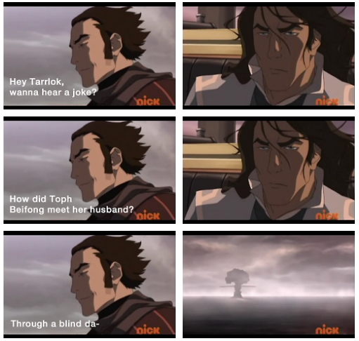 Tarlock did not think Amon was funny
