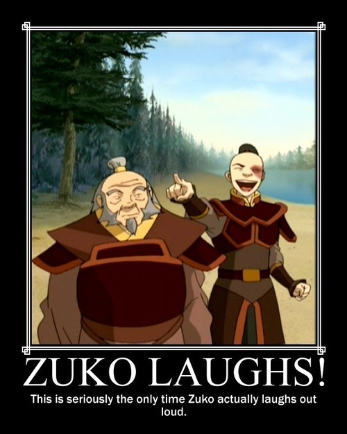 I honestly didn't know he ever laughed