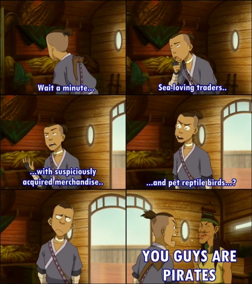 Sokka Needs His Inspector Glasses For This Great Discovery