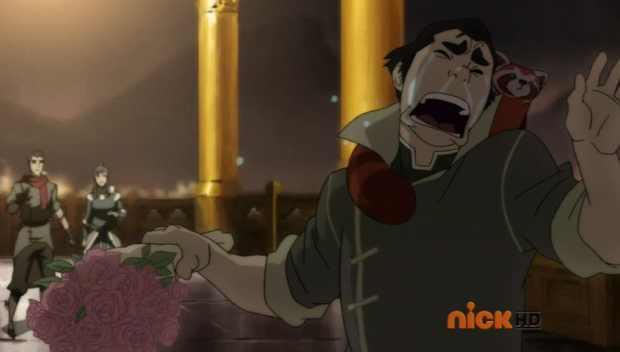 At least he has pretty flowers
