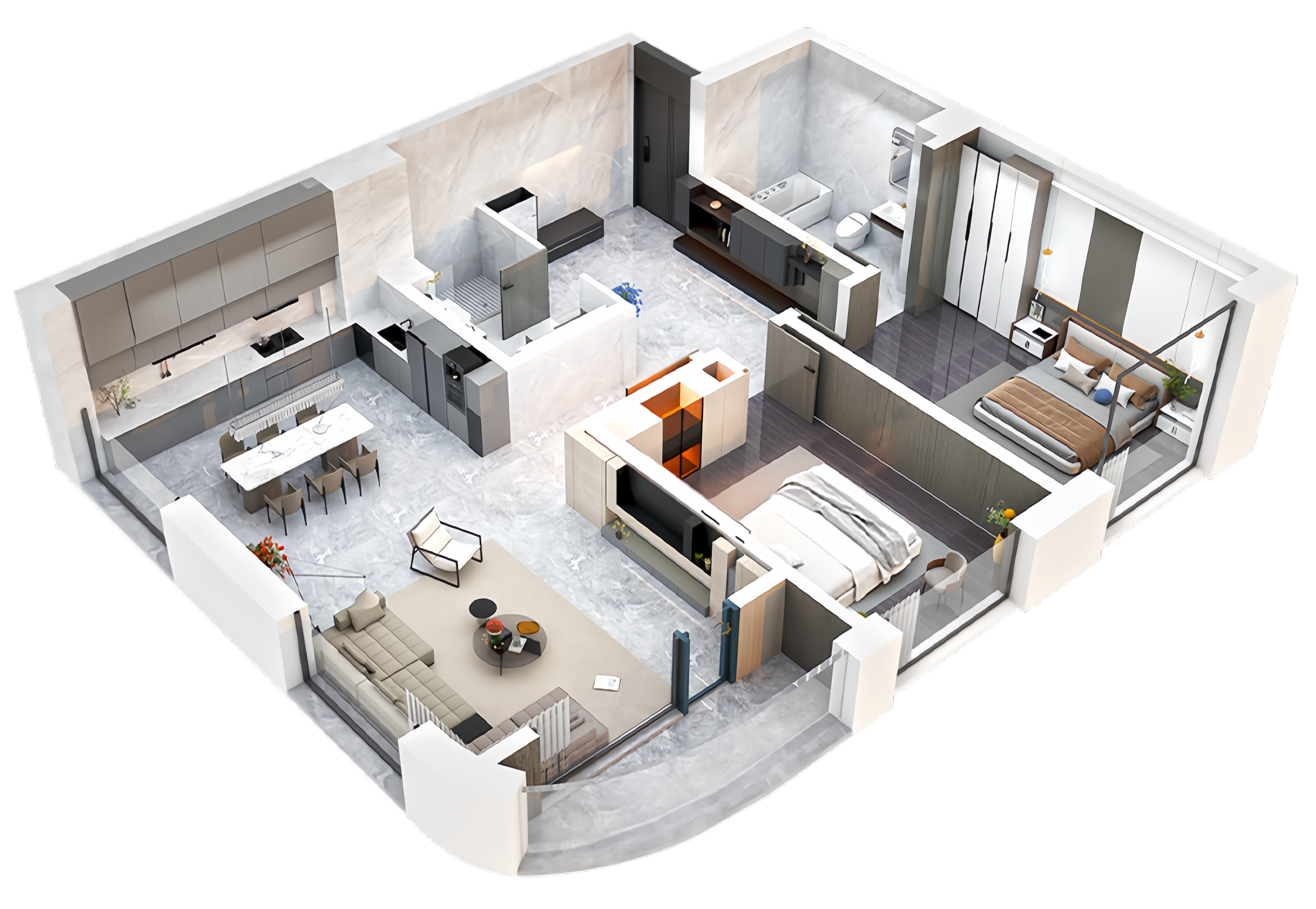3-комнатная квартира 80,69 м²