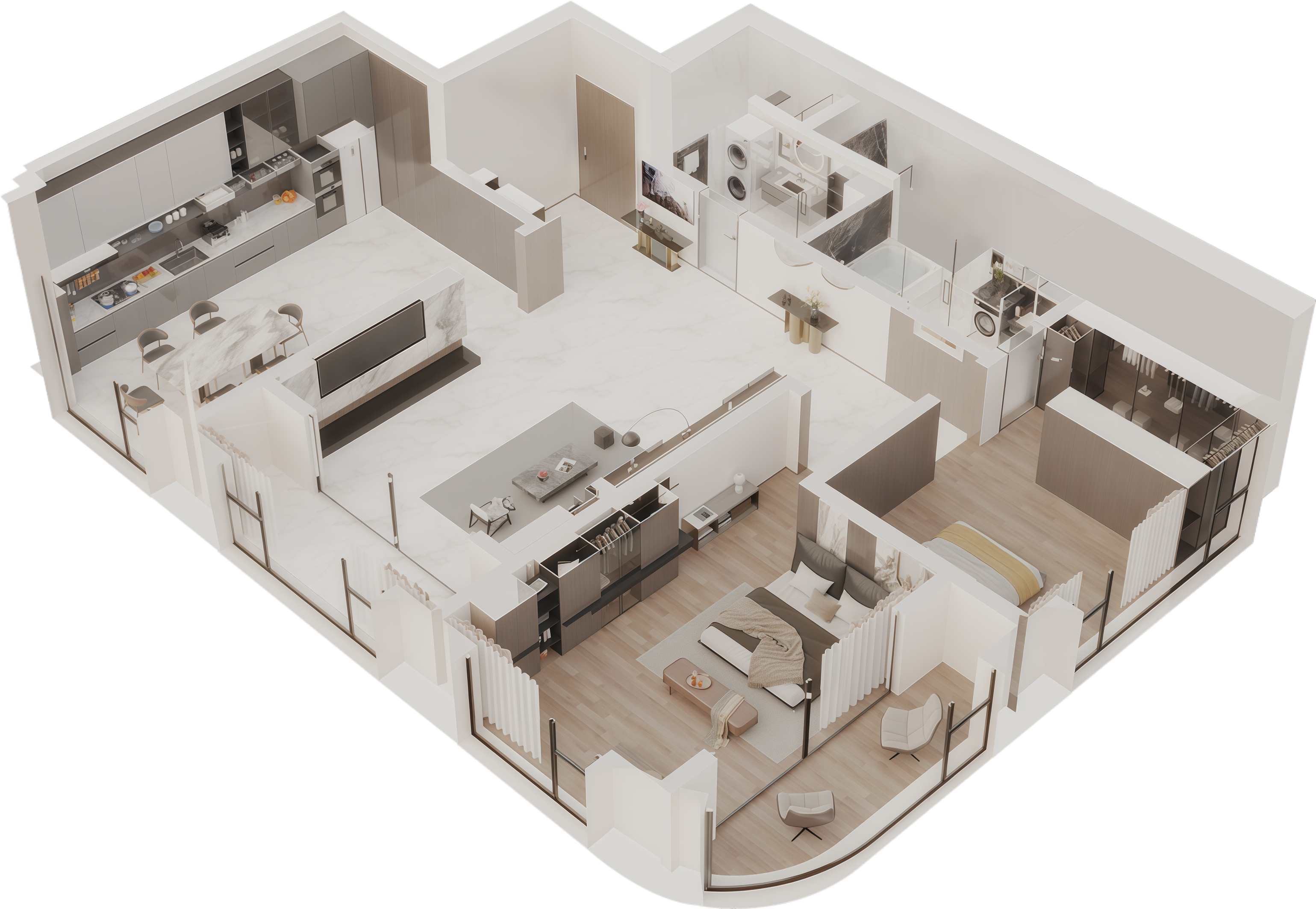 3-комнатная квартира 111,74 м²