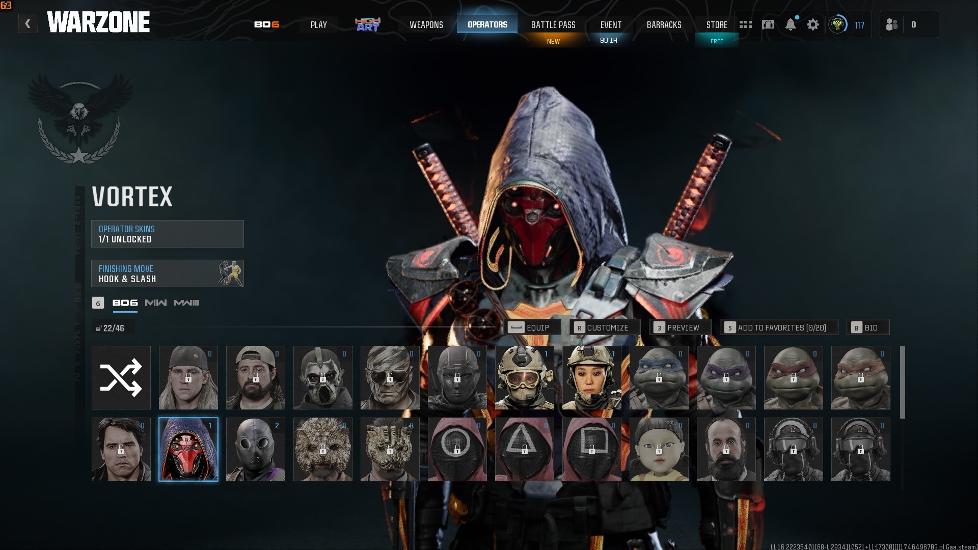 ⭐【WZ4/BO6】🔥【Prestige Master】Level 117 | x5 Blackcell | x11 Bundle | Some Camos | 85 Gun Leveled Old and New | Stacked Account