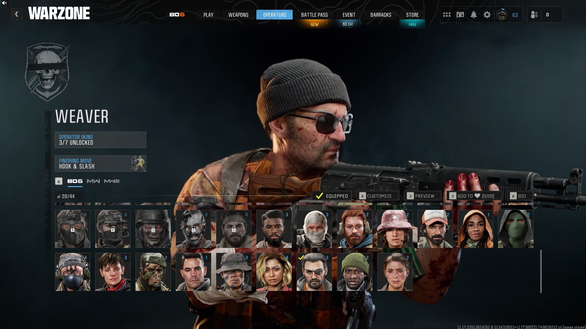 ⭐【Prestige Master】🔥 Battlepass S1,S2 Skins | x22 Diamond Camo