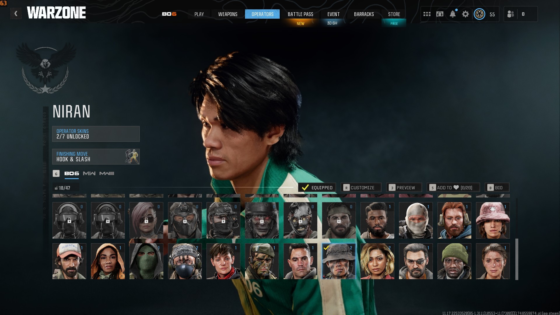 ⭐【WZ4/BO6】🔥【Level 55】x10 Guns Leveled | x3 Skins | x3 Gold | Some Old Guns/Skins | Ranked Ready 50+ Wins