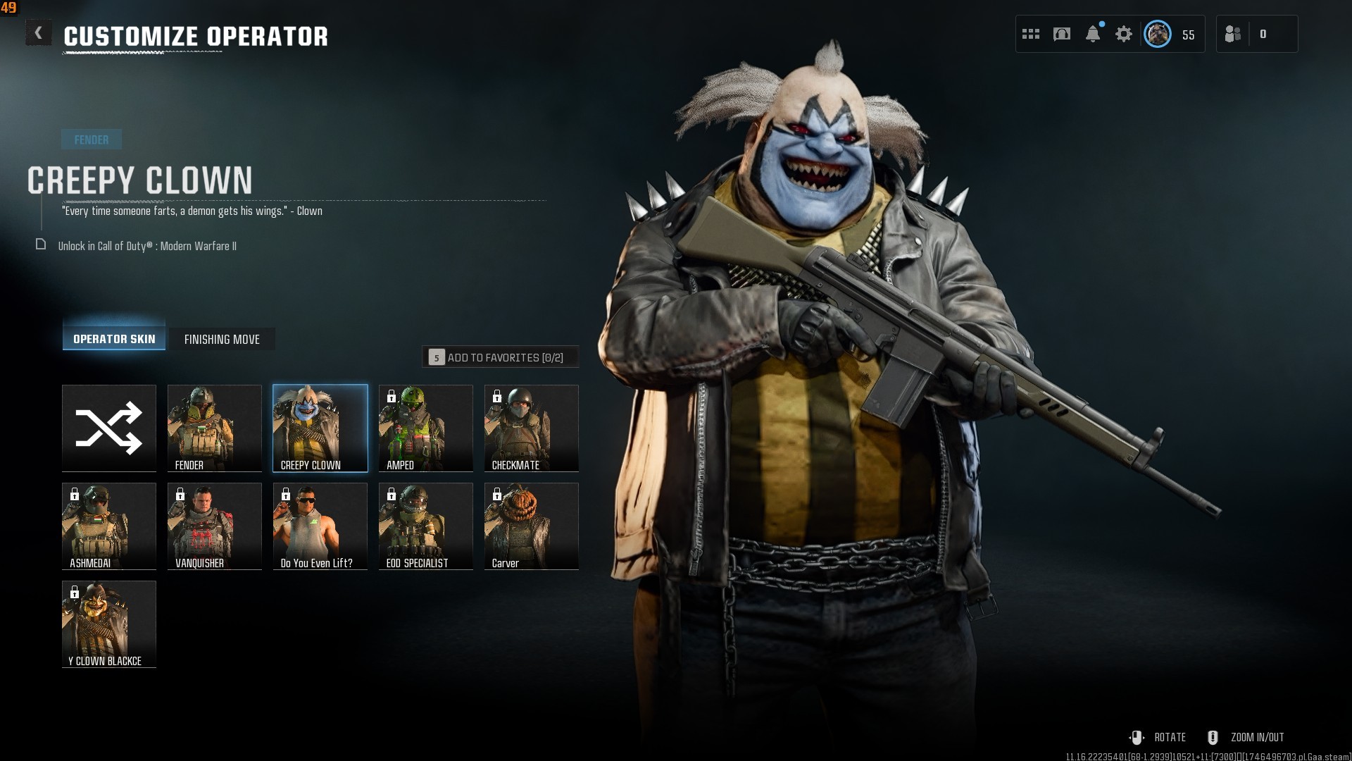 ⭐【WZ4/BO6】🔥【Prestige 1】Groot-Creepy Clown Battlepass | x50 Mix Guns Leveled | Kar98/Superi Max | Riding Hood Skin