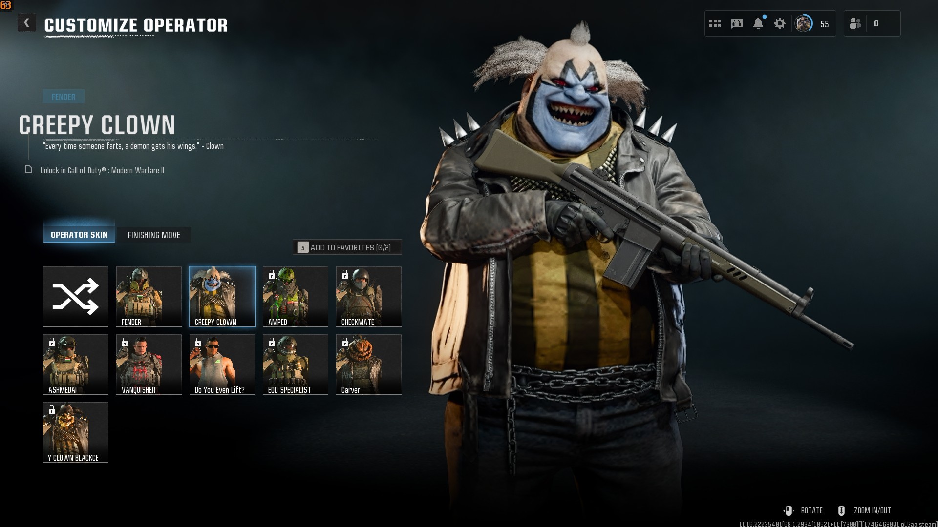 ⭐【WZ4/BO6】🔥【Prestige 1】Blackcell S1 Mw3 Max | Creepy Clown-Abolisher Skins | x35 Mix Guns Leveled | x5 Bundles | x3 Battlepass Skins