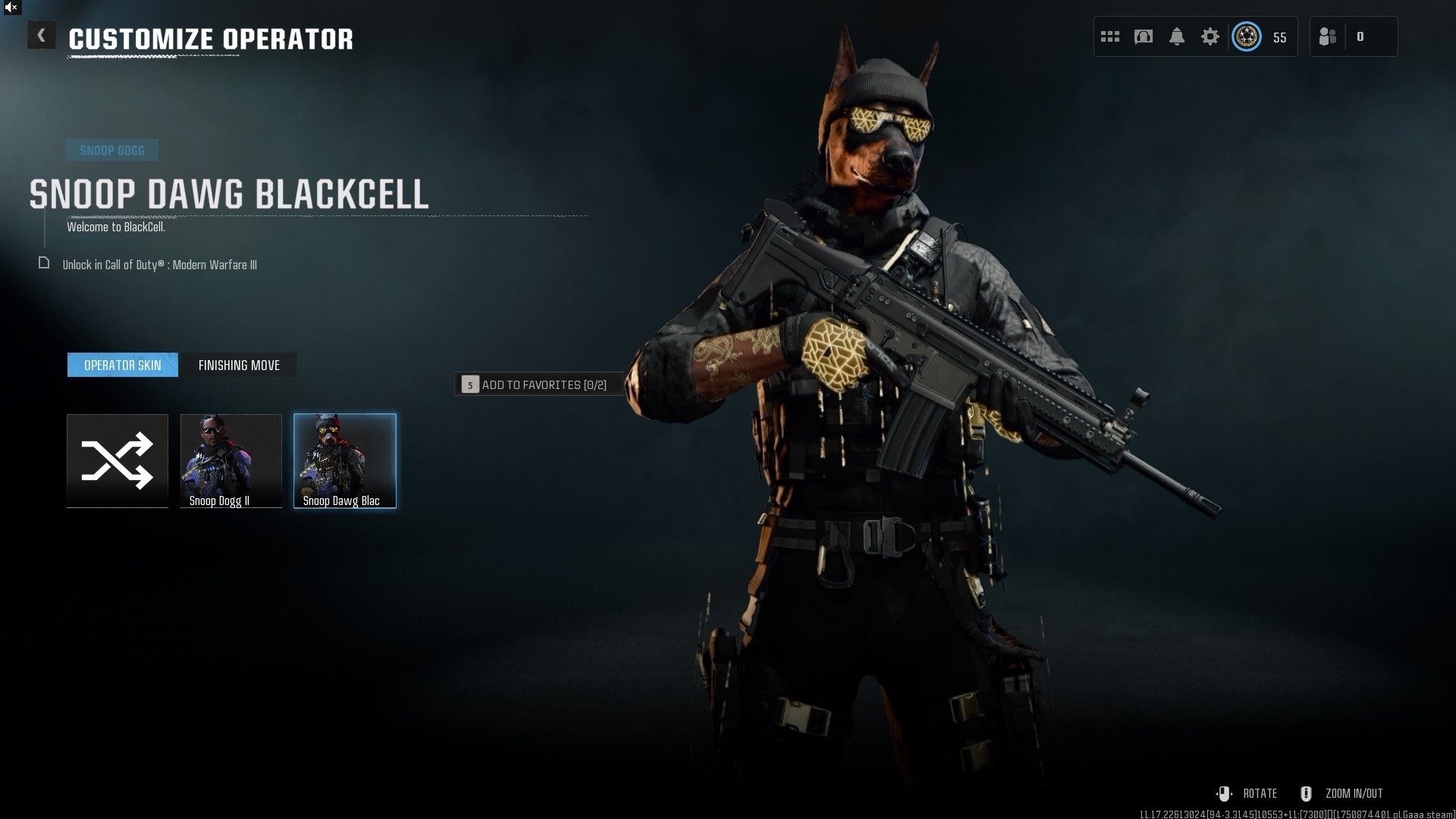 ⭐【Level 55】🔥 Snoop Dogg Blackcell Max | x65 Meta Guns Leveled | Kar98 Max | Old and New Guns | x3 Bundles