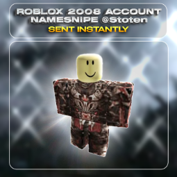 @Stoten | 2008 Roblox Namesnipe Account  Clean OG Username
