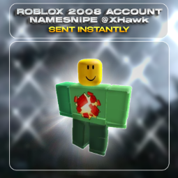 @XHawk | 2008 Roblox Namesnipe Account ✅ OG Username + Blank Slate