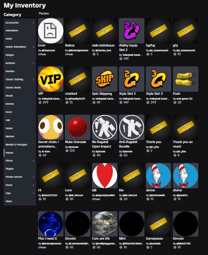 ❤️Steal a Brainrot .6M ❤️ Grow a Garden 8.4B sheckles ❤️ Inventory value 5334 ❤️    ❤️ Offsale items 71 ❤️ SCREENSHOTS AND INVENTORY LINK ❤️