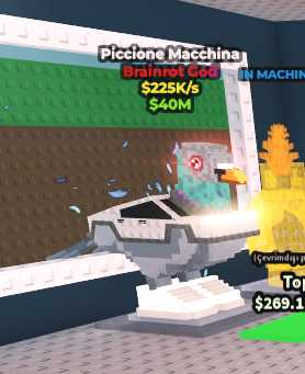 Steal a Brainrot⭐Piccione Macchina – Brainrot God⭐Inventory Email Changeable SAB