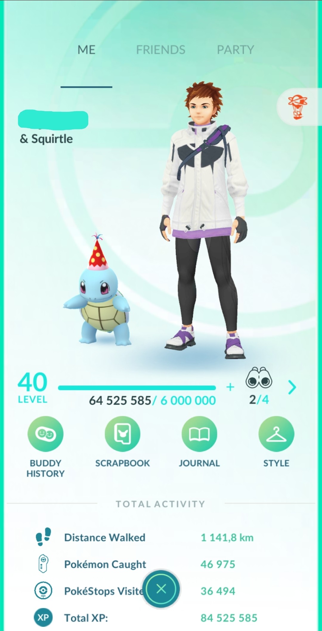 Pokemon Go Account – 40 LVL – 131x Shiny. 8.1M Stardust. 12x 100IV