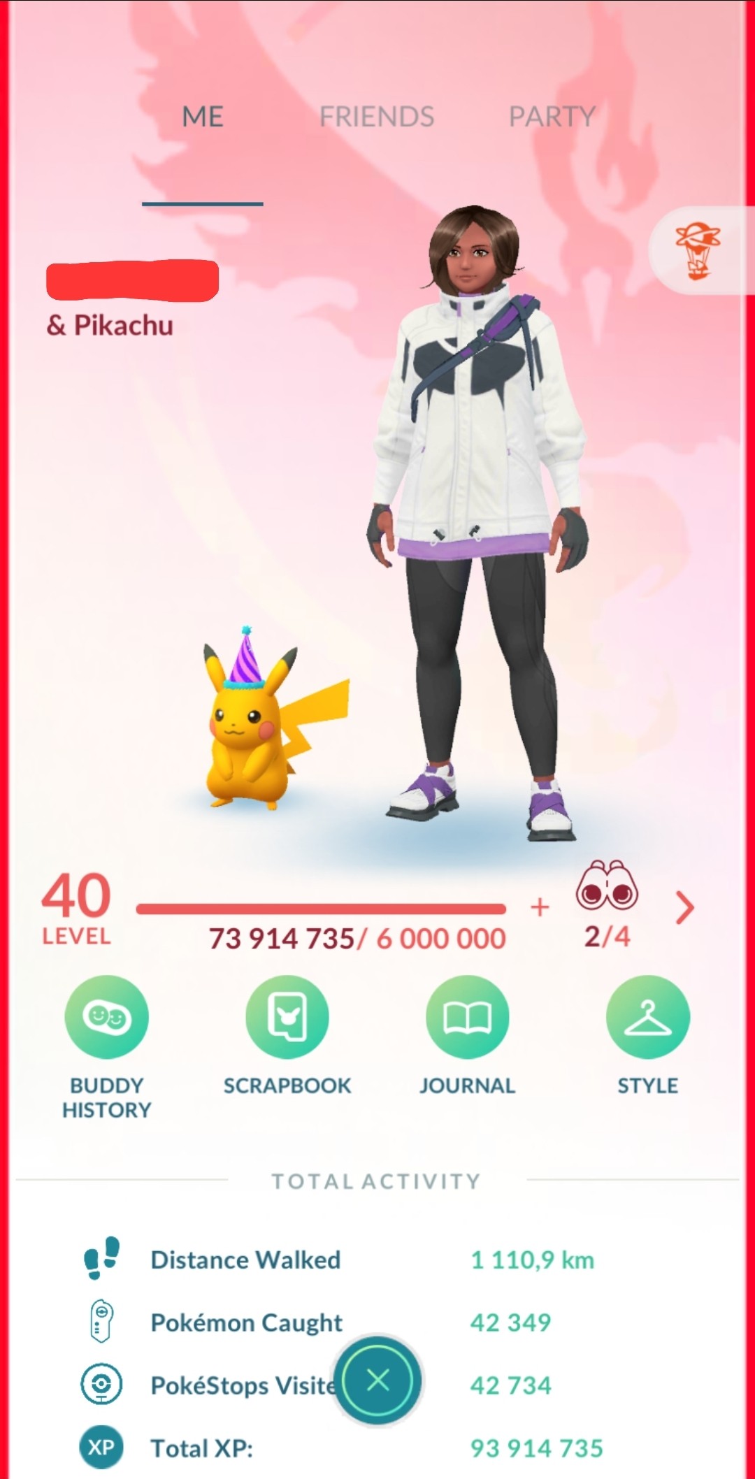 Pokemon Go Account – 40 LVL – 173x Shiny. 9.1M Stardust. 17x 100IV