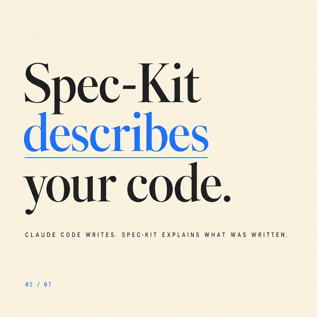 Context slide showing why code description matters for AI-assisted builds