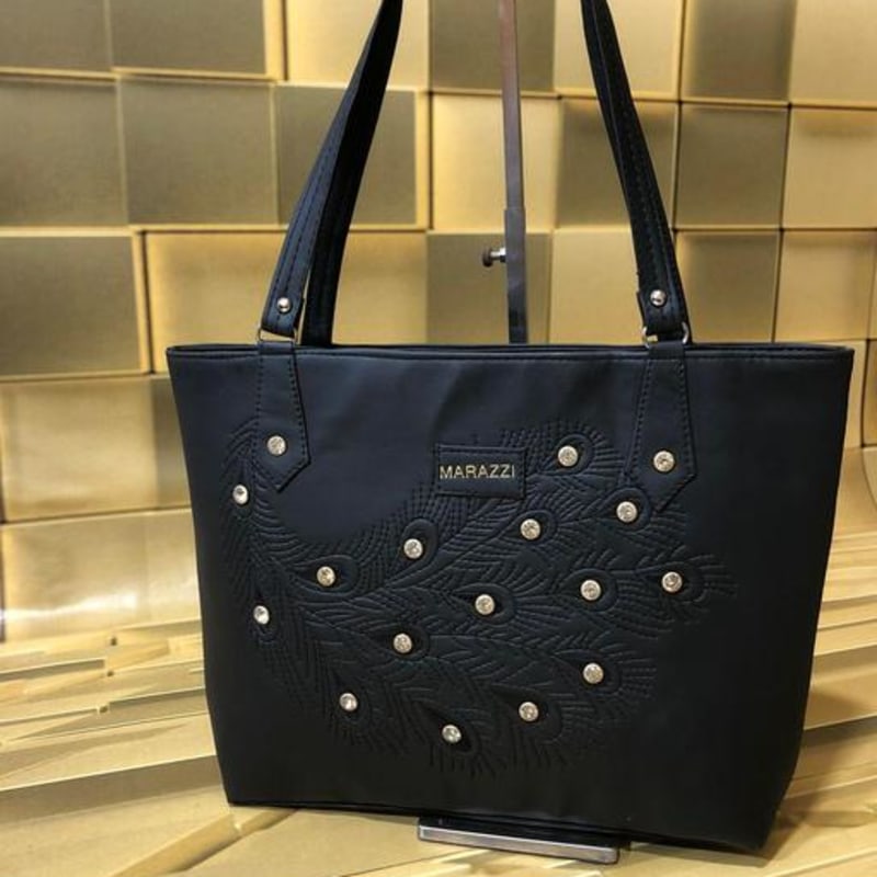 Stylish Women Handbag, Black Handbag, Handbag held bag, Handbag, Handbag Women & Girls - 4