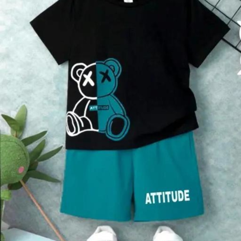 Cutiepie Comfy Boys Top & Bottom Sets - 1