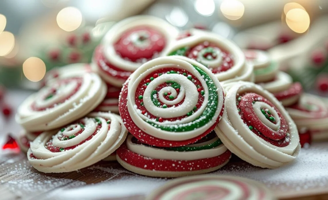 Christmas Pinwheel Cookies recipe