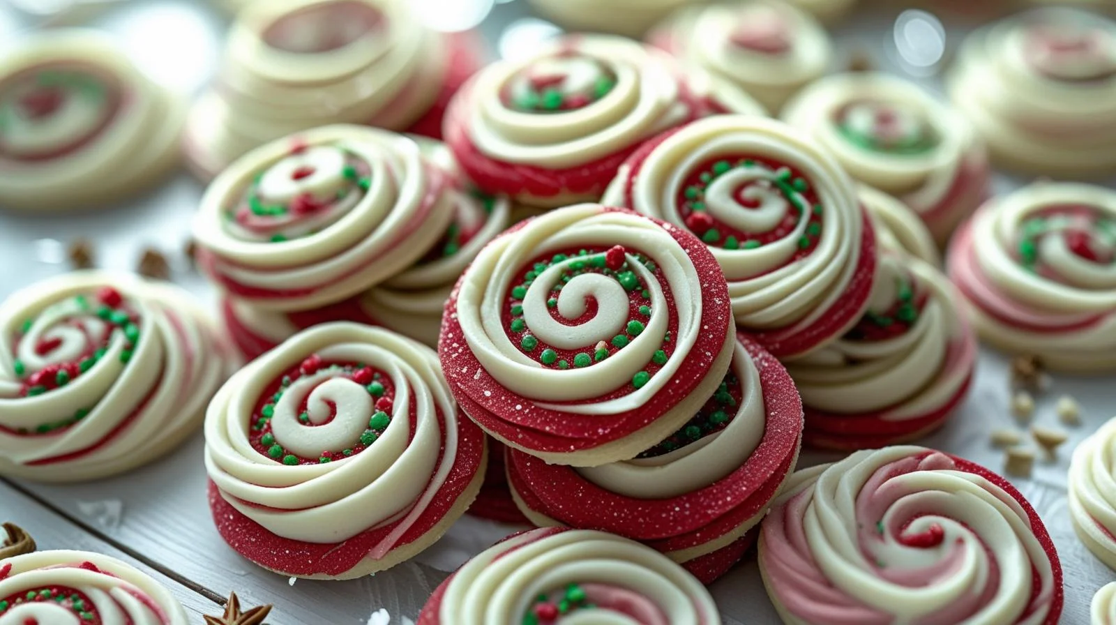 Christmas Pinwheel Cookies - Step 3